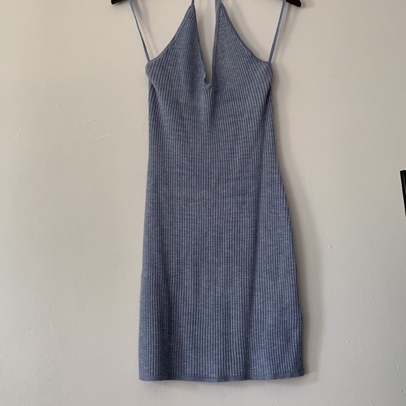 Abercrombie Elevated Knit Halter Mini Dress - Picture 5 of 11